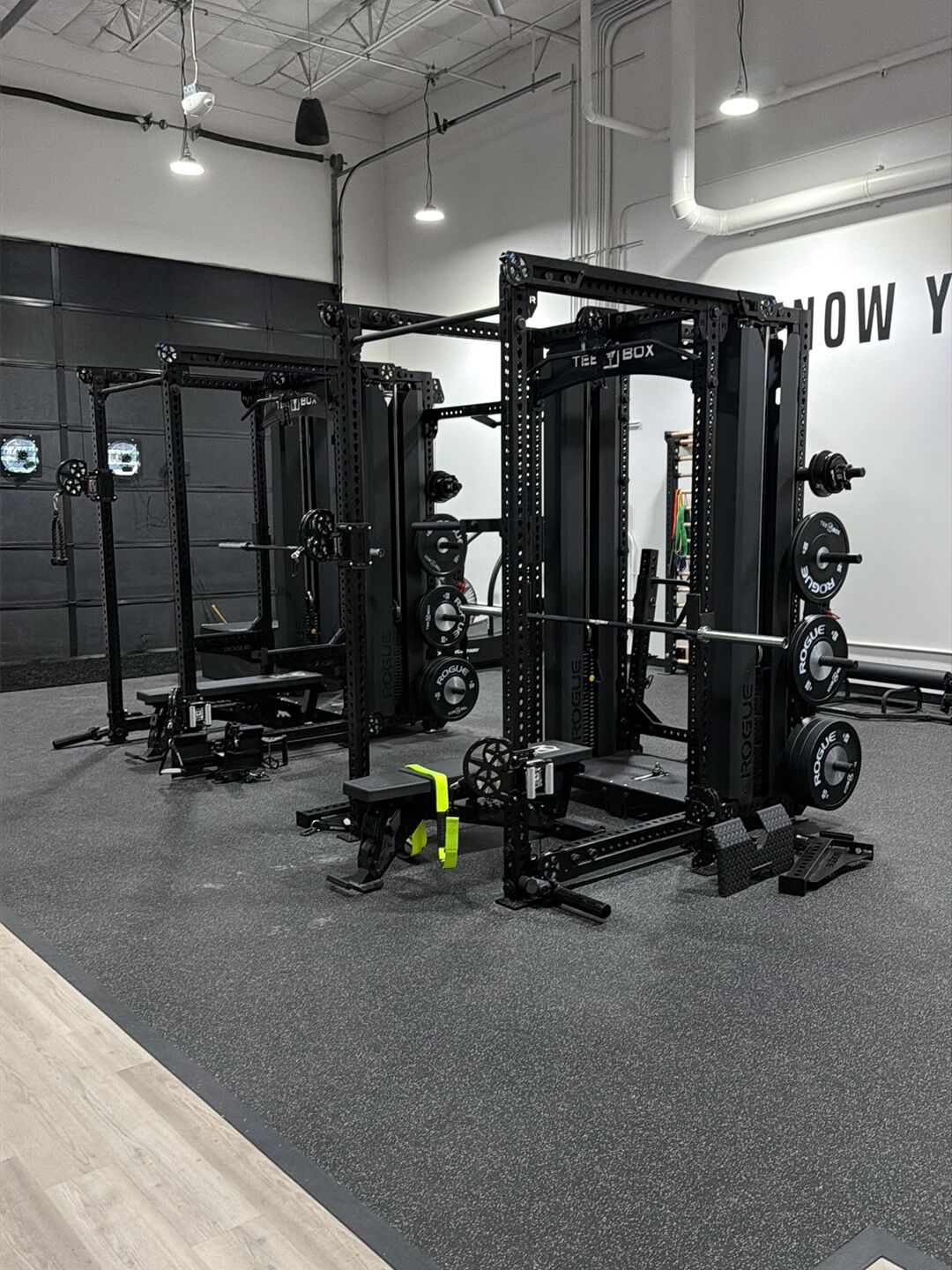 Tee Box Meridian gym.