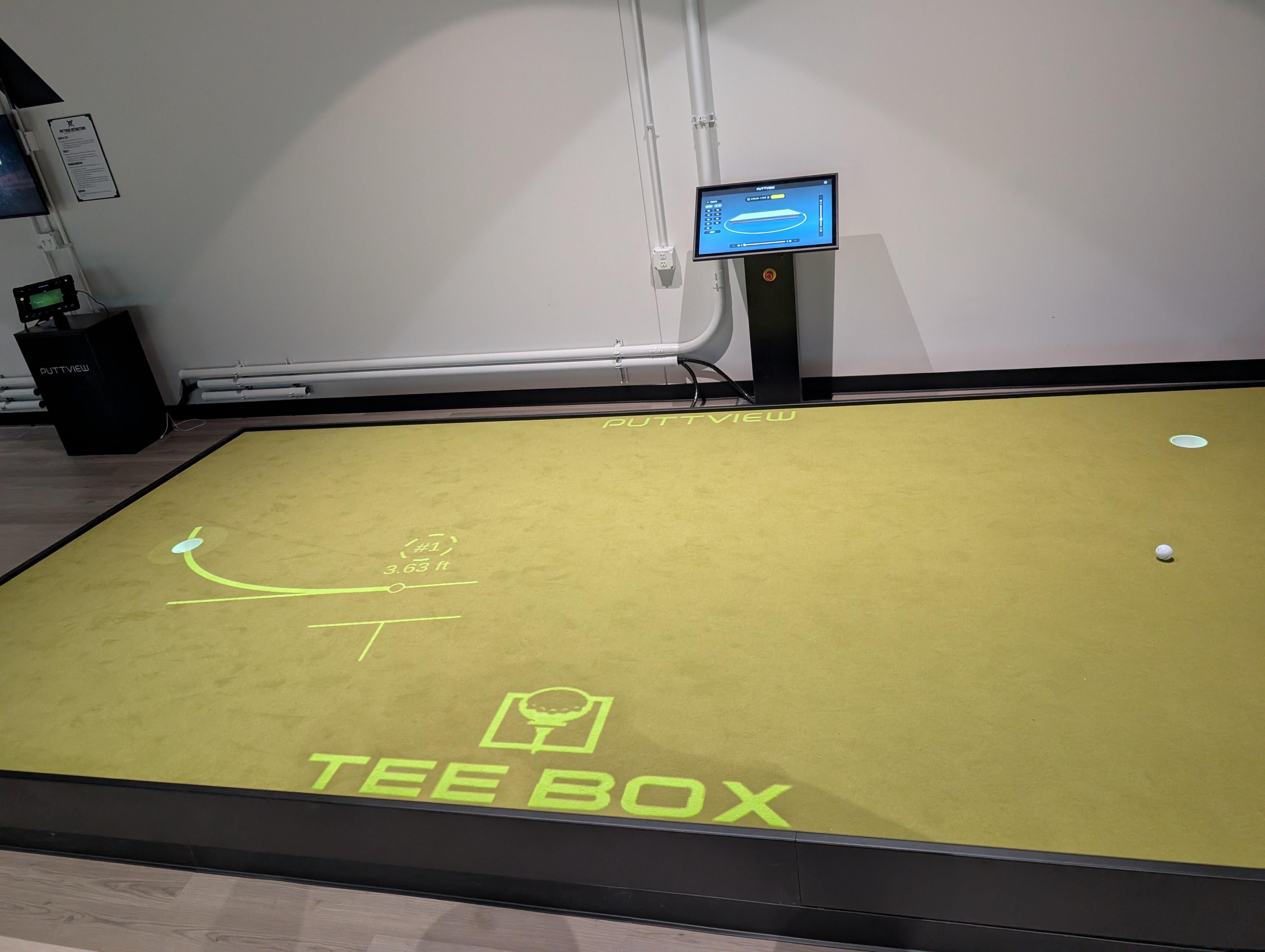 Tee Box West Chester putting green.