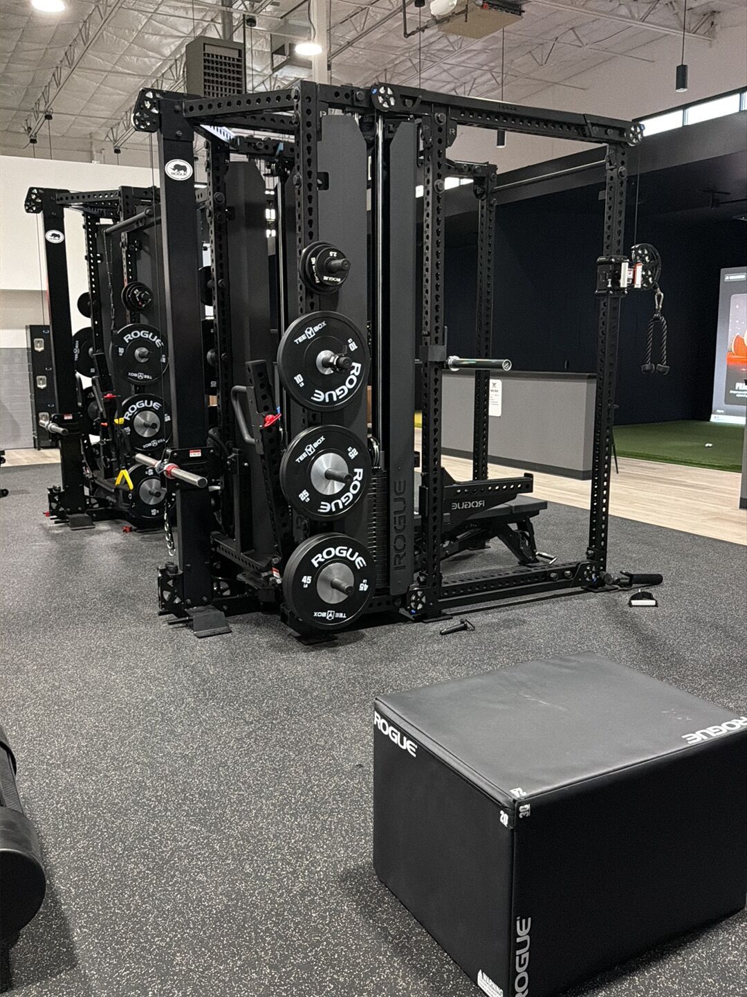 Tee Box Meridian gym.