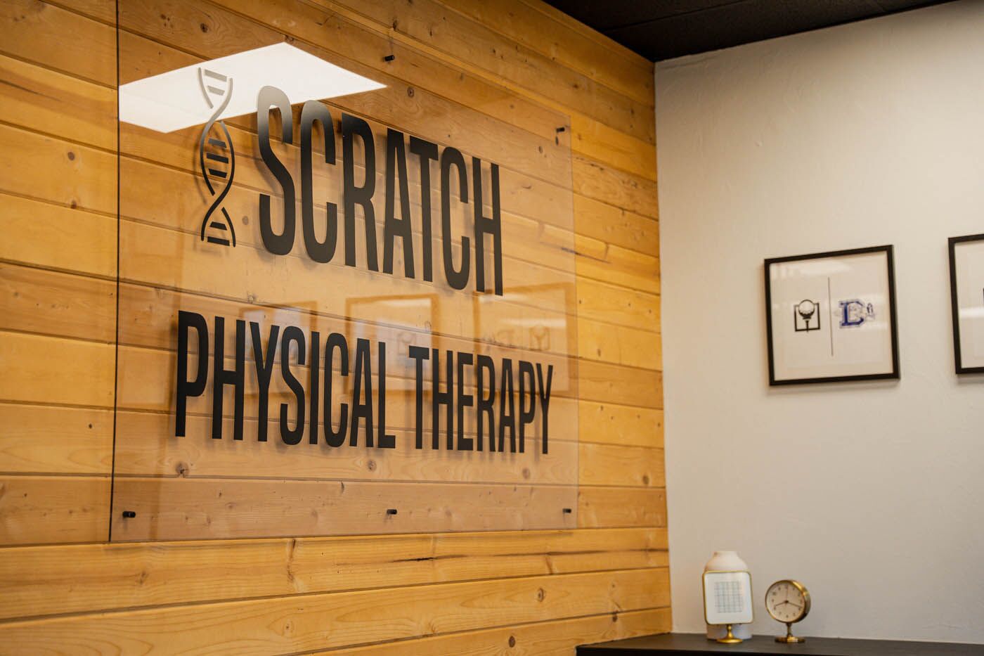 Tee Box St. George physical therapy sign.