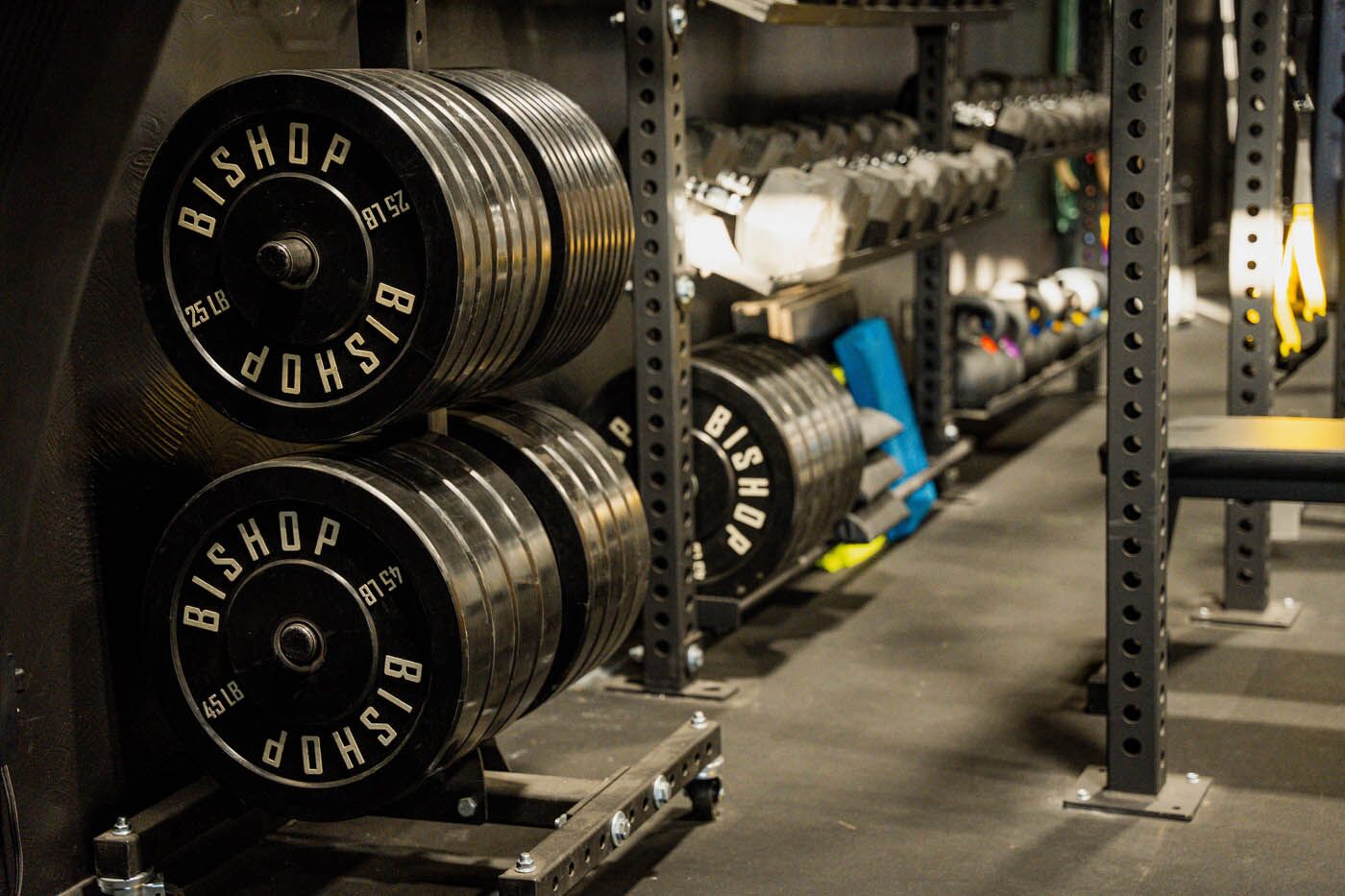 Tee Box St. George gym weights.