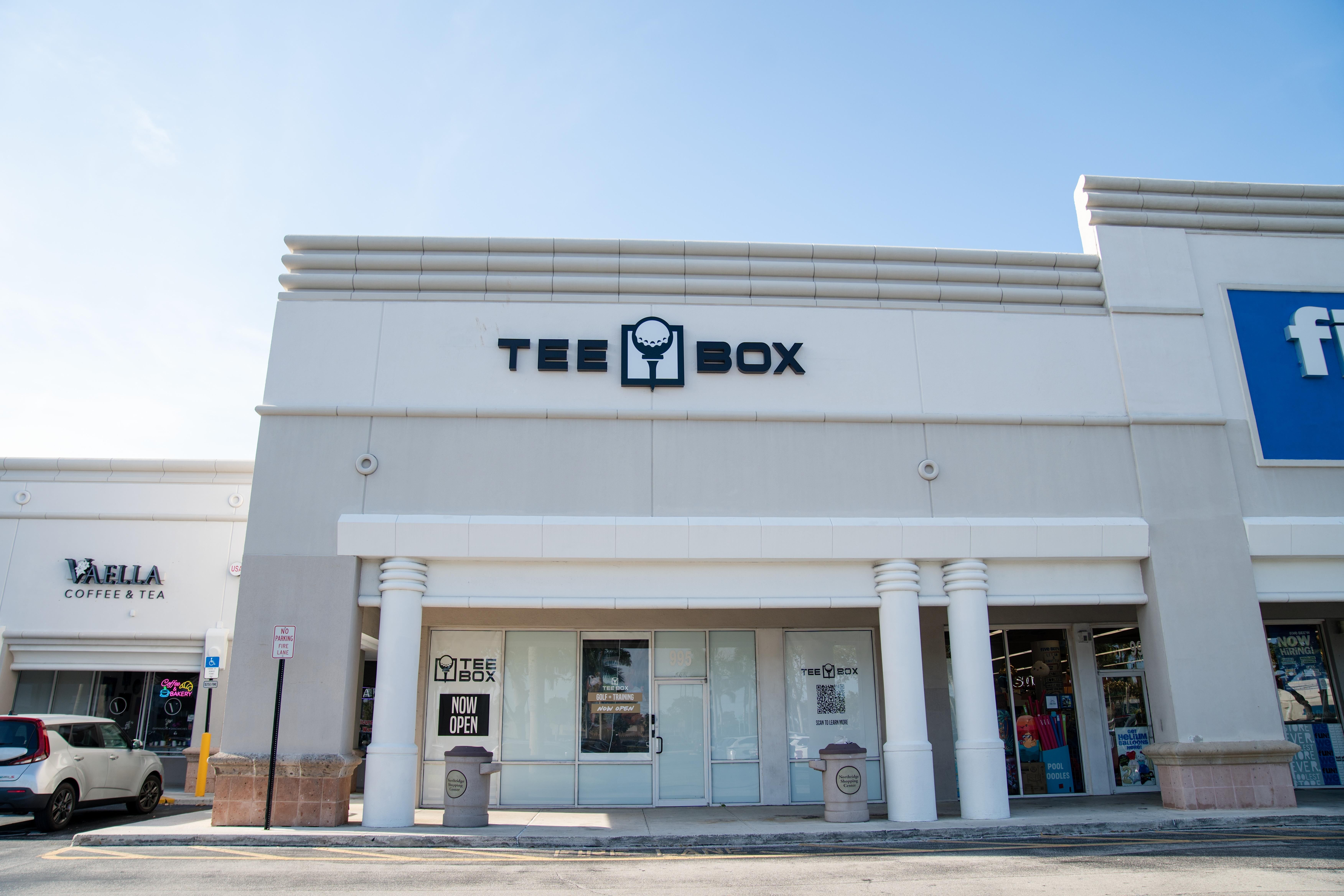 Tee Box Fort Lauderdale store front.