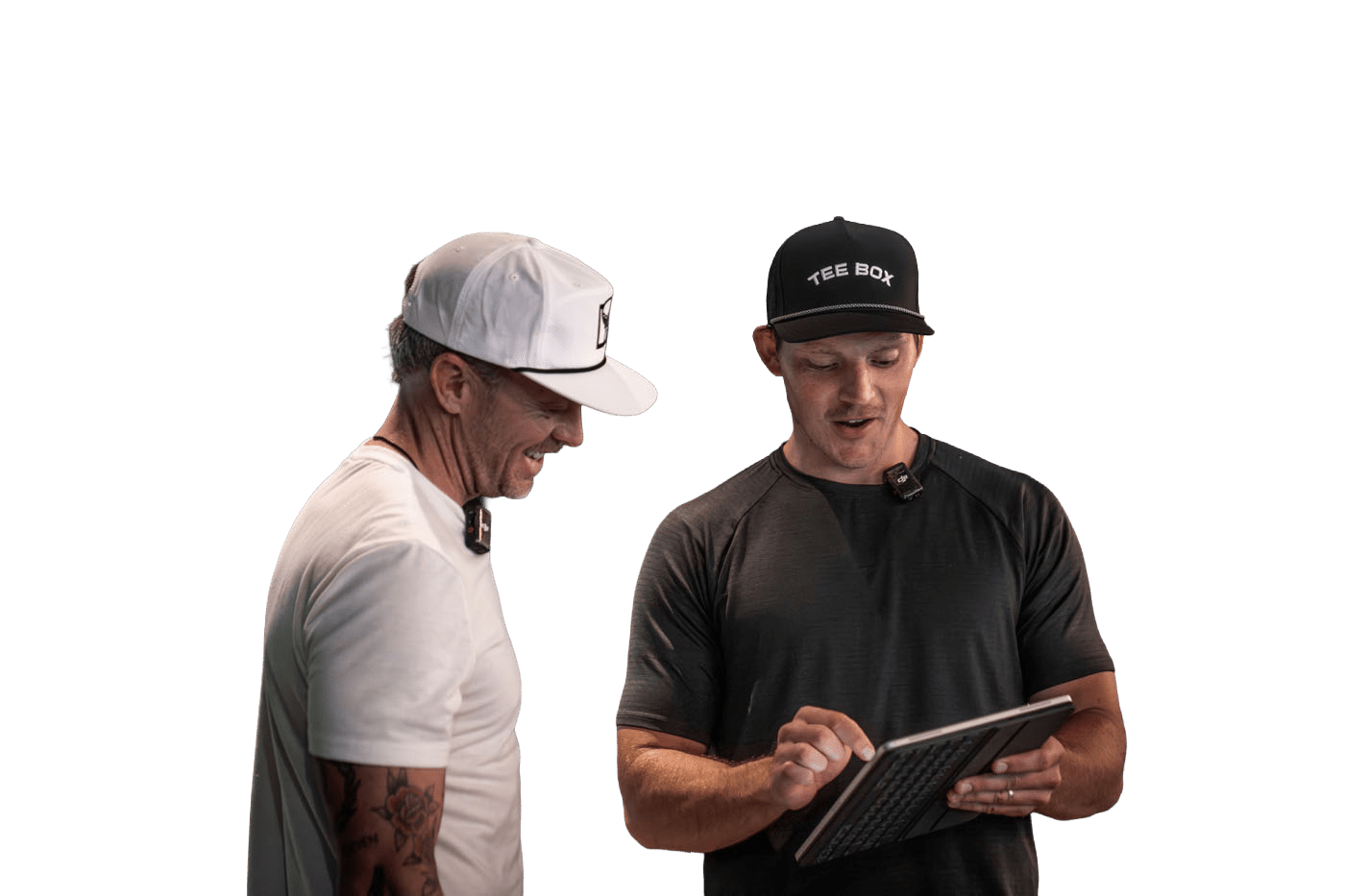 One of Tee Box's golf instructors in Pleasant Grove, UT helping a golfer improve their game.